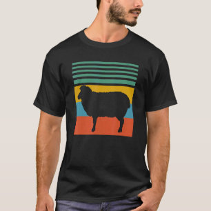 Camiseta Ovinos bainha retro Design