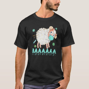 Camiseta Ovinos Ou Ovinos, Máscara Anti-Vacina, Vestindo F