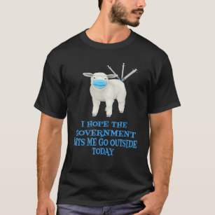 Camiseta Ovinos Ovinos Contra Vacina Vax Máscara Mandato