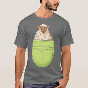 Camiseta Ovinos produtores de Fazenda de bolso-de-leite