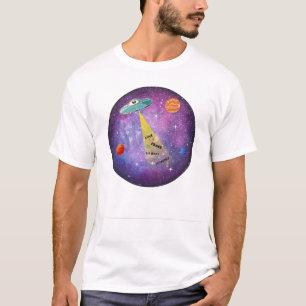 Camiseta OVNI Alienígena espaço espaçonave estelar pessoas