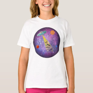 Camiseta OVNI Alienígena espaço espaçonave estelar pessoas