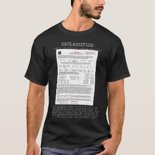 Camiseta OVNI - Desclassificado DOW-UAP-D056, RFD, MAR ARÁB