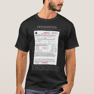 Camiseta OVNI - Desclassificado DOW-UAP-D057, RFRF, GOLFO D