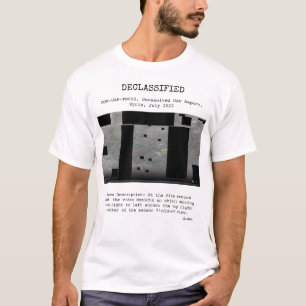 Camiseta OVNI - Desclassificado DOW-UAP-PR022, Síria, julho