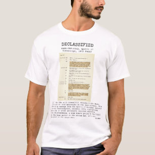 Camiseta OVNI - Desclassificado NASA-UAP-D002, Apollo 17 T.