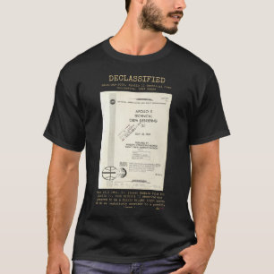 Camiseta OVNI - Desclassificado NASA-UAP-D004, Apollo11 TCD