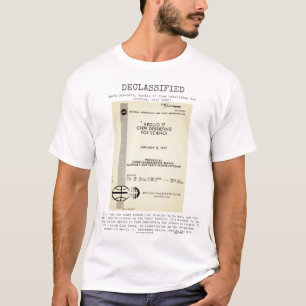 Camiseta OVNI - Desclassificado NASA-UAP-D005,Apollo17 CDFS