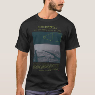 Camiseta OVNI - Desclassificado NASA-UAP-VM004, Apollo 12,