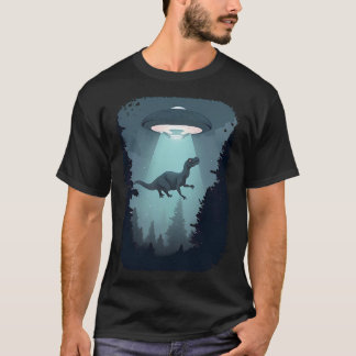 Camiseta OVNI do Dinossauro do Espaço