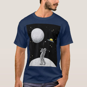 Camiseta OVNI do Espaço de Golfe Legal Galay Golf Golfer