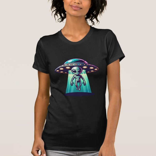 Camiseta OVNI e Alienígena atualizados (Frente)