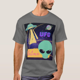 Camiseta ovni, extraterrestre acreditar