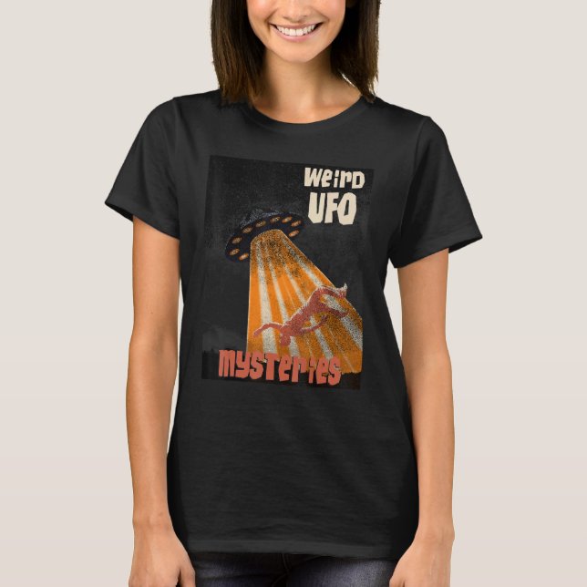 Camiseta Óvni Invasão de Disco Voador Ficção Científica dos (Frente)