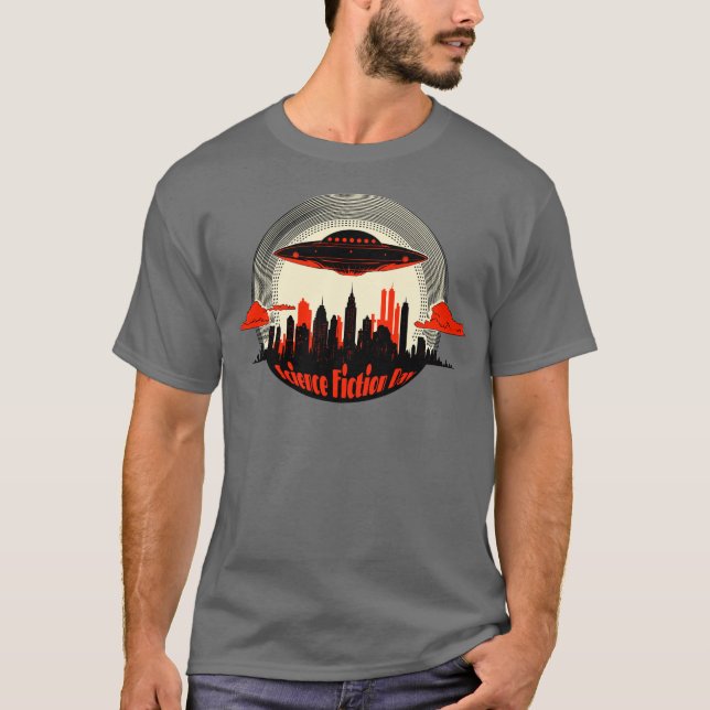 Camiseta OVNI (National Science Fiction Day) (Frente)