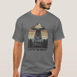 Camiseta OVNI Rex Unicorn Bigfoot de alienígena Espero que 