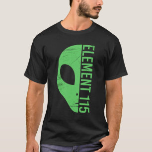 Camiseta OVNI (Ununpentium Area Area) 51 Uup do Elemento de