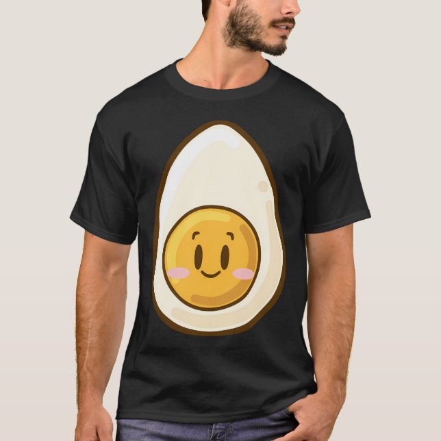 Camiseta Ovo cozido Kawaii (Frente)