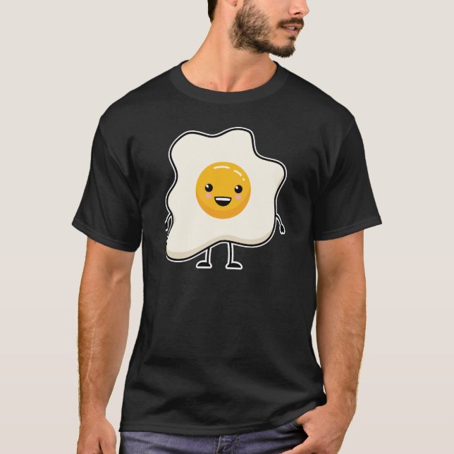 Camiseta Ovo de Kawaii: Melhores Amigos para Sempre BFF (Frente)