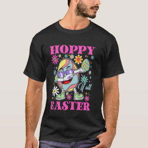 Camiseta Ovo de Páscoa Alegre e Saltitante Yu2019todos Dabb