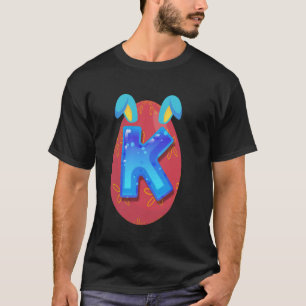 Camiseta Ovo de Páscoa Alfabeto ABCs Aprendizado Divertido
