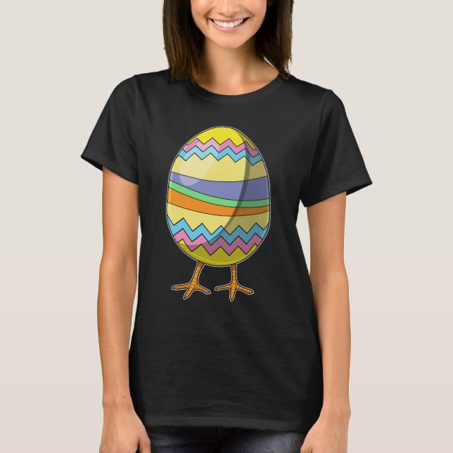 Camiseta Ovo de Páscoa da galinha (Frente)