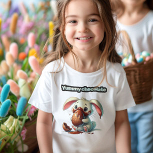 Camiseta Ovo de Páscoa de Chocolate Delicioso