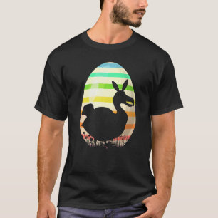Camiseta Ovo de Páscoa Estilo de Vintagem Dodo Bird Easter