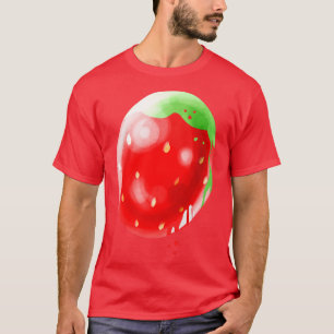 Camiseta Ovo De Páscoa Pintado Como Morango Para Páscoa