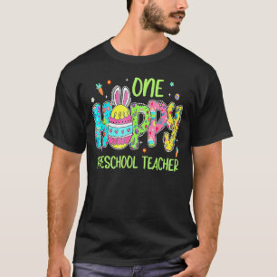 Camiseta Ovo de Páscoa Um Hobby Professor Pré-escolar Coelh