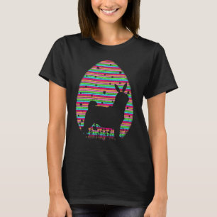 Camiseta Ovo de Páscoa Vintage Retro Pug Cachorro Domingo d
