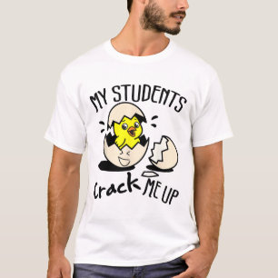Camiseta Ovo Engraçado do Dia de Páscoa Professor Frango Me