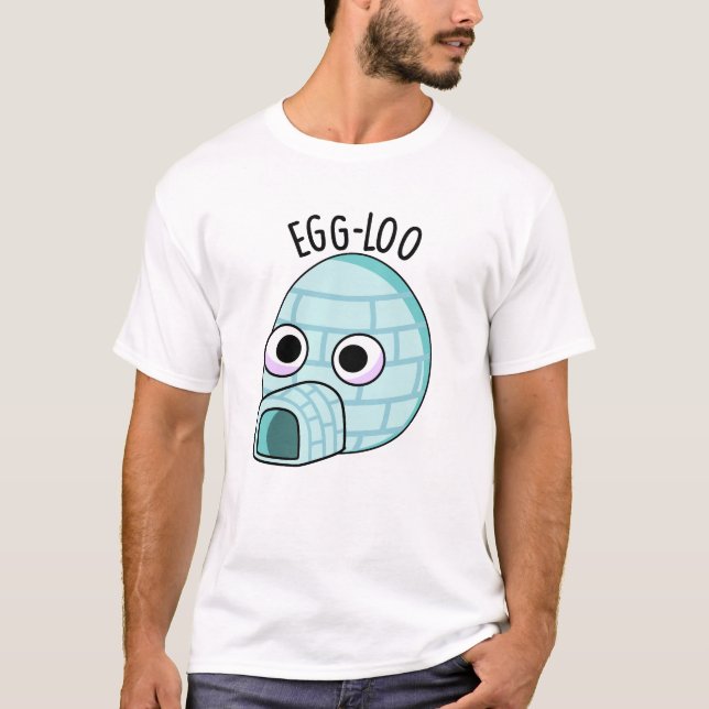 Camiseta Ovo engraçado Egg-loo trocadilho  (Frente)