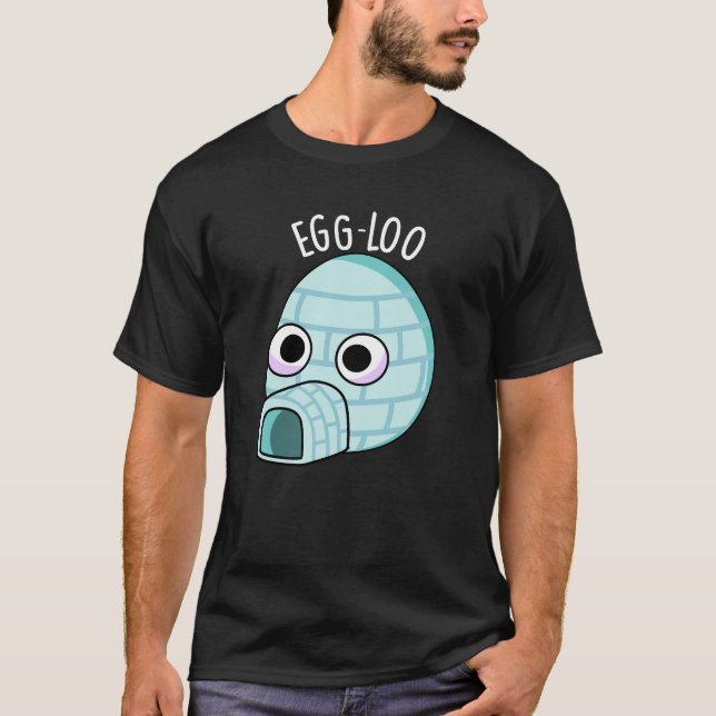 Camiseta Ovo Engraçado Ovo Arma Escuro BG (Frente)