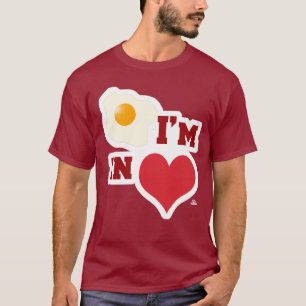 Camiseta Ovo Ferrado Estou Apaixonado Por Um Motto Engraçad