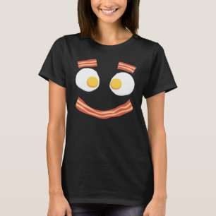 Camiseta Ovo Frito e Café da Manhã com Bacon em Fatia Gross