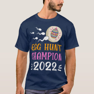 Camiseta Ovo Hunt Champion 2022 Páscoa Anunciante De Gravid
