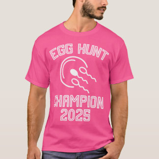 Camiseta Ovo Hunt Champion 2025 Engraçado Pai Pregna