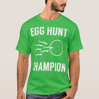 Camiseta Ovo Hunt Champion Páscoa Engraçada Gravidez