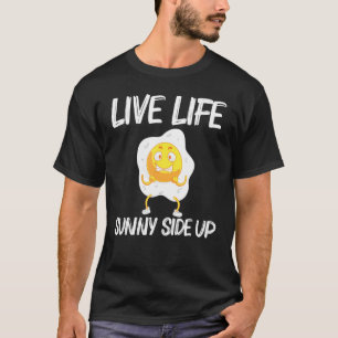 Camiseta Ovo Legal Para Homens Mulheres Frito Assado Pochê