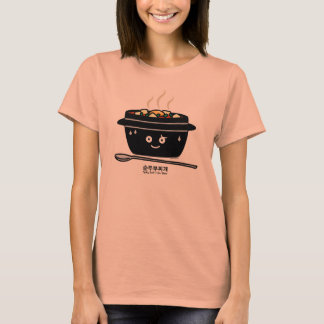 Camiseta Ovo quente dos jjigae macios picantes coreanos da