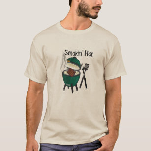 Camiseta Ovo verde grande quente de Smokin