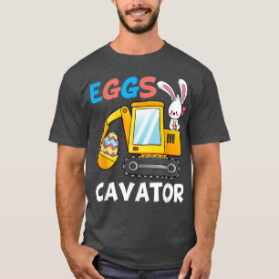 Camiseta Ovos Cavador Escavador Coelho Páscoa Cotosa Toddl