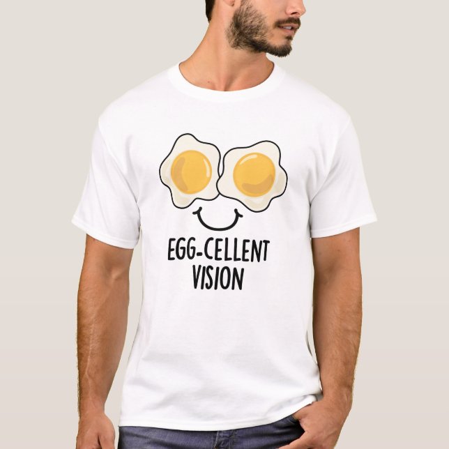 Camiseta Ovos-celeiros Visão Engraçada (Frente)