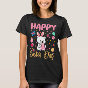 Camiseta Ovos Coloridos De Urso Polar Coelhinhos Caçando Sa