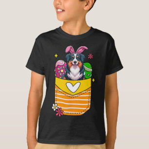 Camiseta Ovos De Chocolate De Páscoa De Pastor Australianos