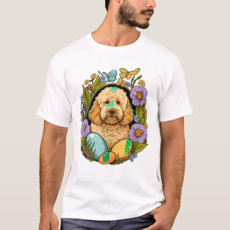 Camiseta Ovos de Coelho Golden Doodle