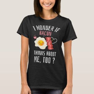 Camiseta Ovos de Comida Rápida de Comida Bacon Americano