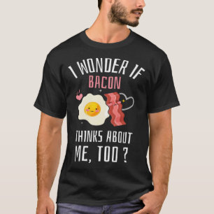 Camiseta Ovos de Comida Rápida de Comida Bacon Americano