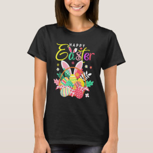 Camiseta Ovos De felz pascoa, Coelhinhos, Orelhas Para Home